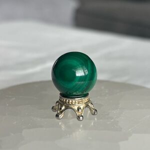 Malachite mini sphere